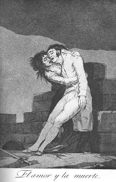 Francisco Goya - El amor y la muerte - 1799